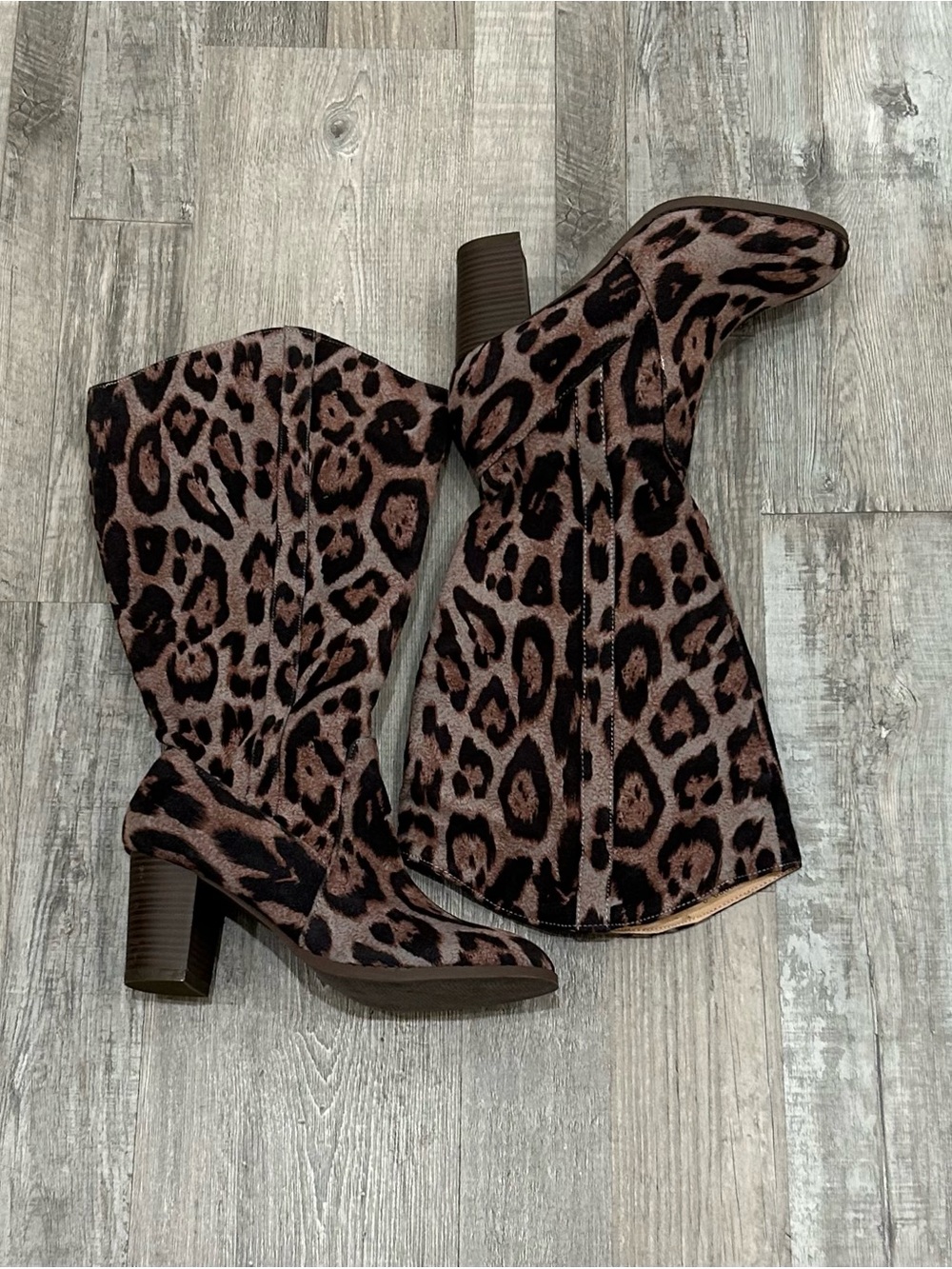 JG Leopard Print Boots